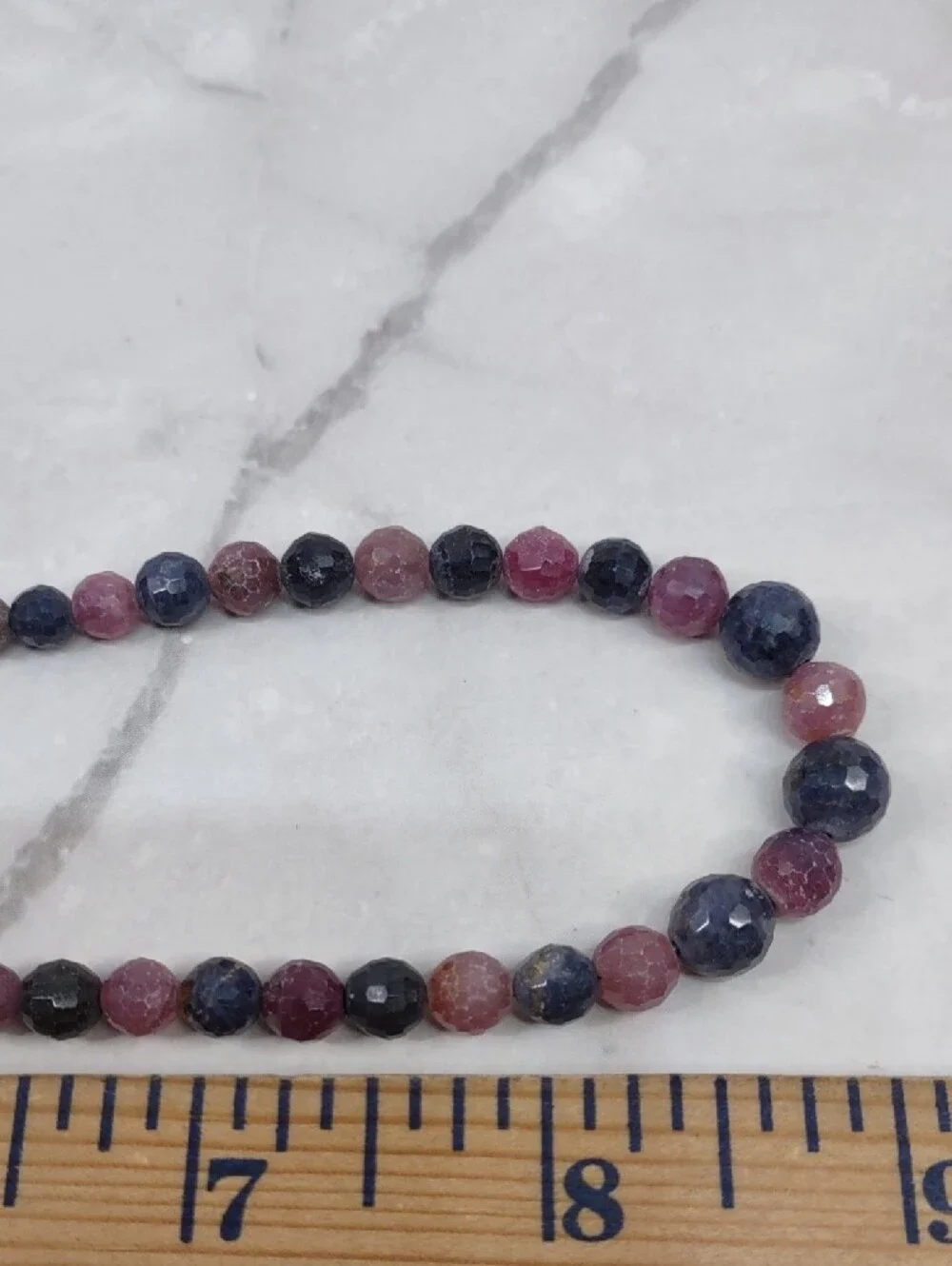 Jay King Faceted Ruby/Sapphire Gemstone Necklace